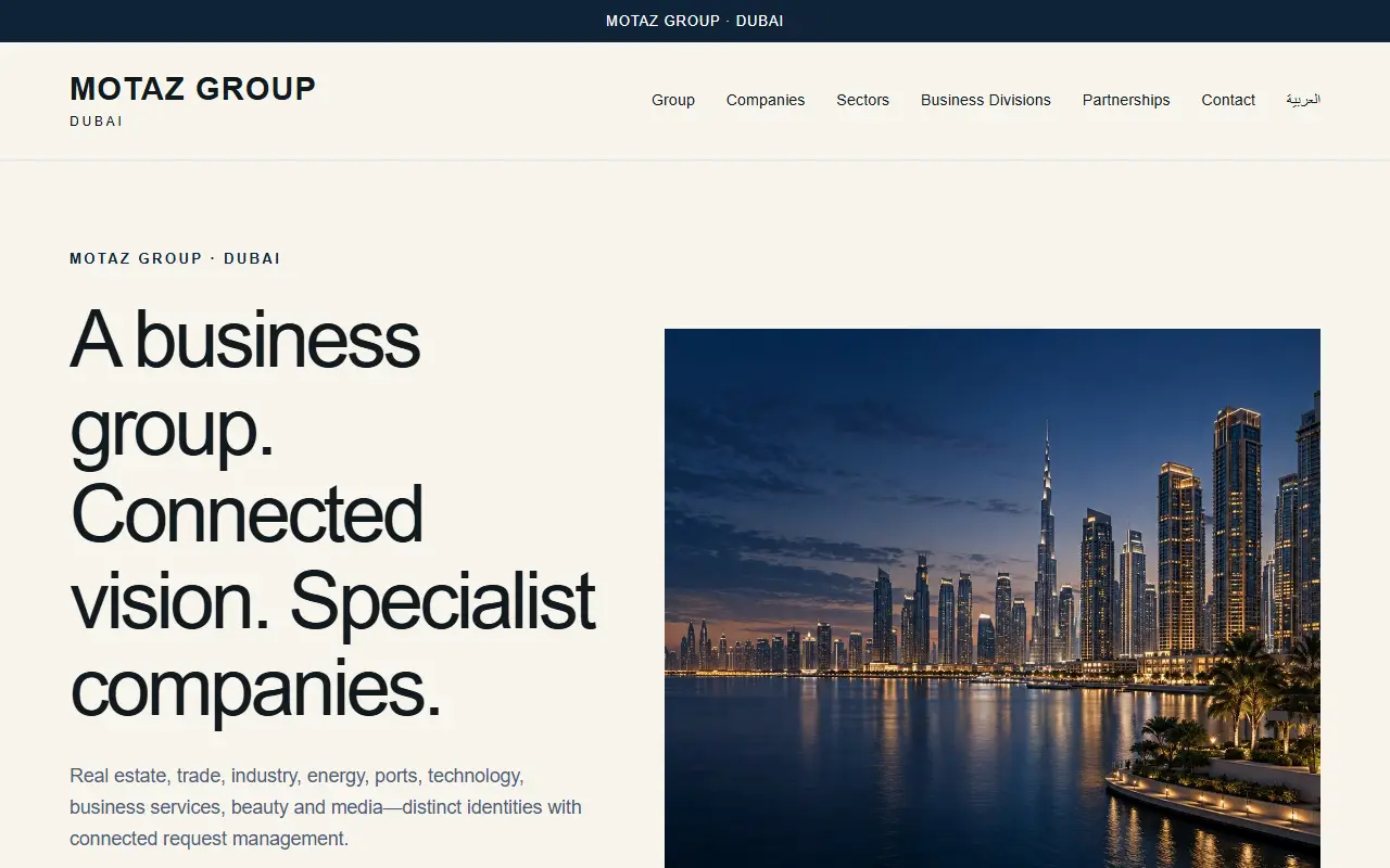 MOTAZ GROUP — motazgroup.ae