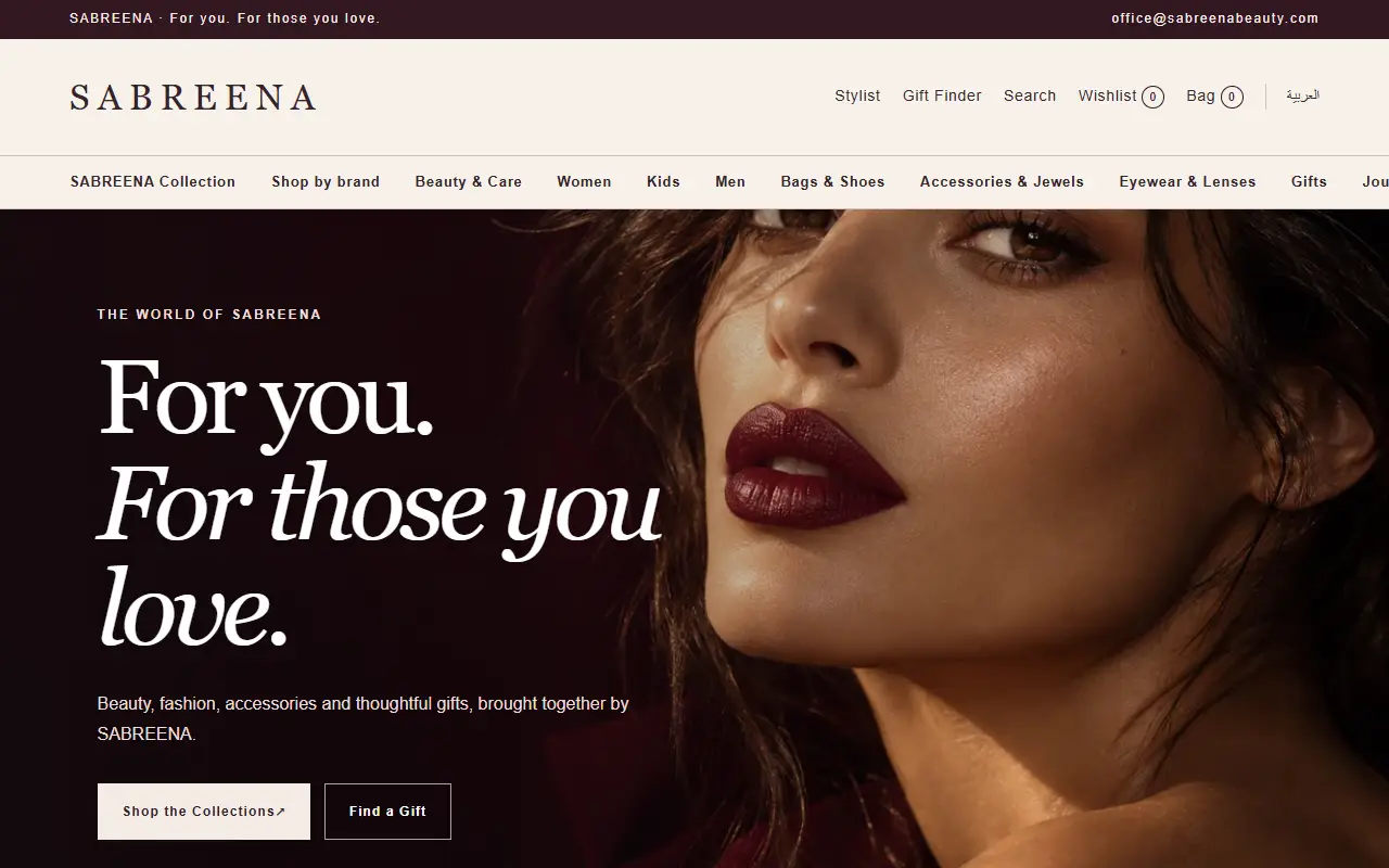 SABREENA BEAUTY — sabreenabeauty.com